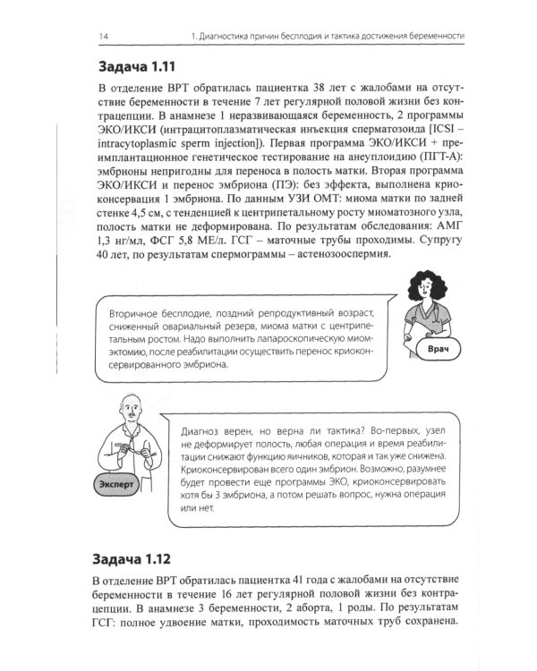 Бесплодный брак: клинические задачи и их решение: Пособие для врачей