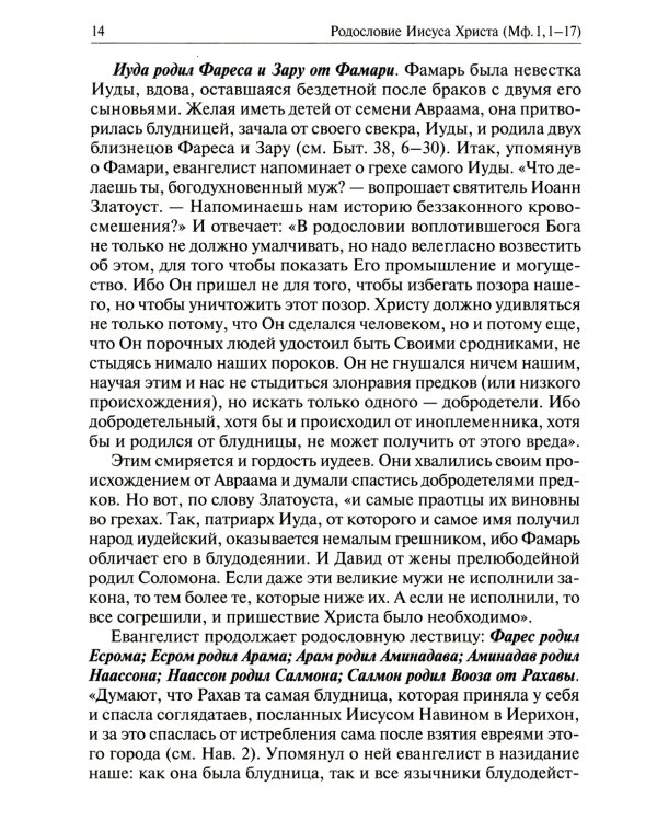Святое Евангелие от Матвея с толкованием святых отцов. По "Троицким листкам" Лавры преподобного Сергия