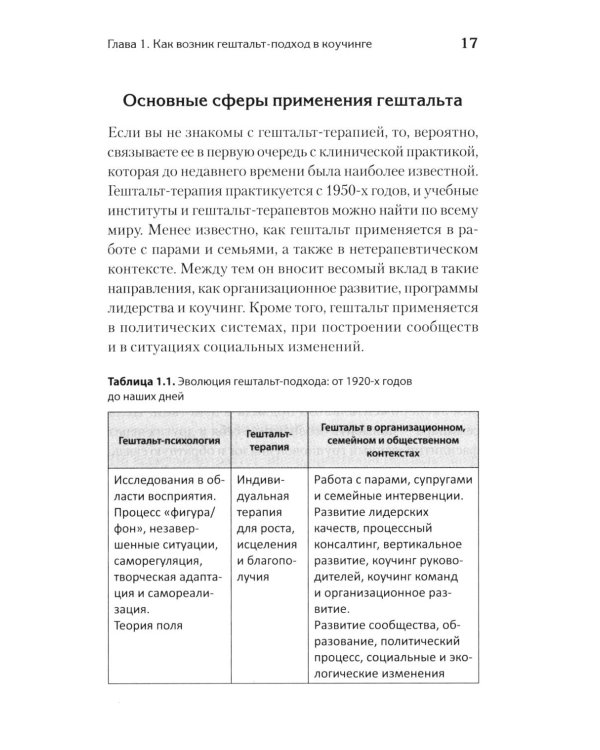 Гештальт-коучинг. Отличительные особенности