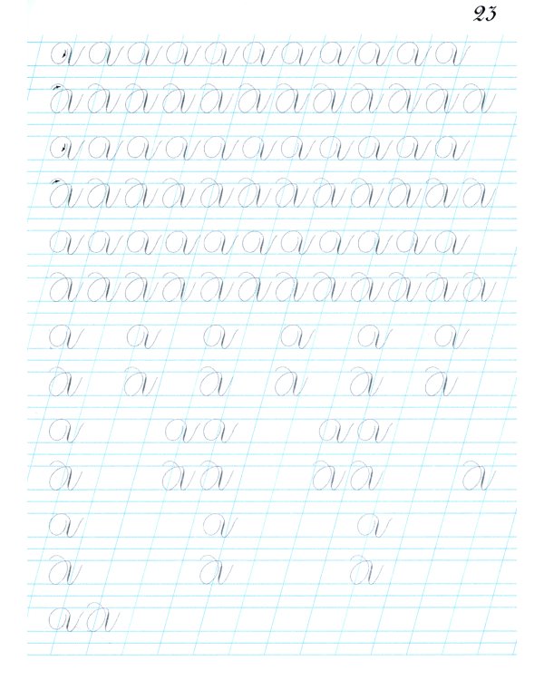 Наводная тетрадь № 5. Каллиграфия