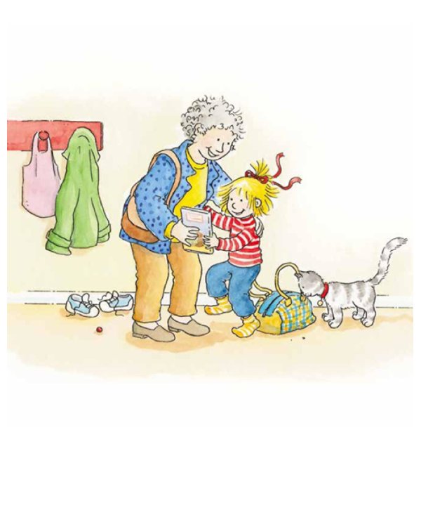 Конни читает