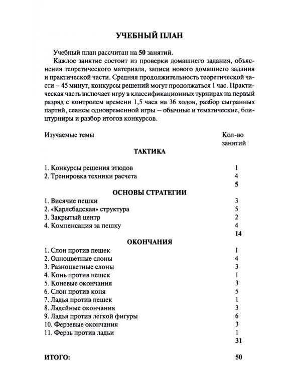 Программа подготовки кандидата в мастера спорта