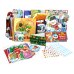 Новогодний подарок в чемоданчике КАРУСЕЛЬ (20 предментов: 5 книг, 2 комп. Укр., 5 фигур, 5 наборов наклеек, диплом, письмо ДМ, открытка)
