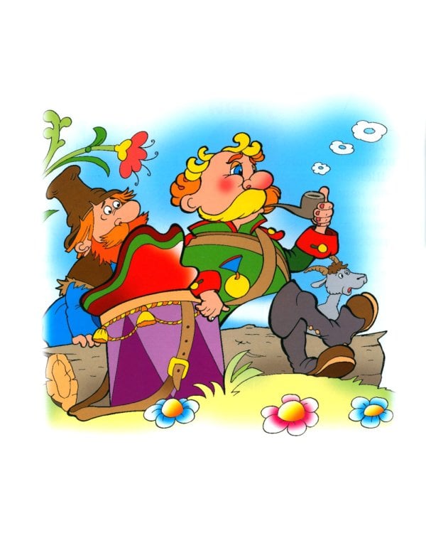 Новогодний подарок в чемоданчике КАРУСЕЛЬ (20 предментов: 5 книг, 2 комп. Укр., 5 фигур, 5 наборов наклеек, диплом, письмо ДМ, открытка)