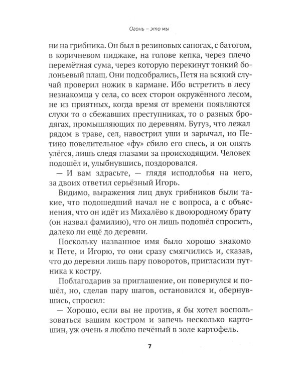 Огонь - это мы. Рассказы о земном и надземном