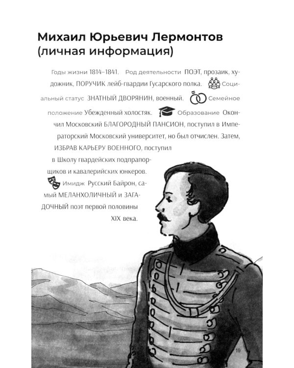 Лермонтов М.Ю. Герой нашего времени. Краткое содержание. Анкеты и профили героев. Сюжетные и любовные линии