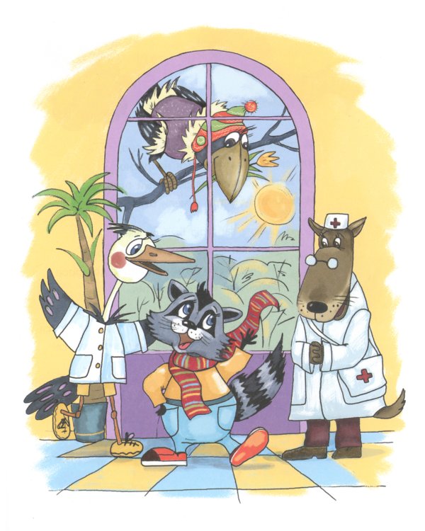 Енотик, который боялся больниц. Терапевтическая сказка в стихах