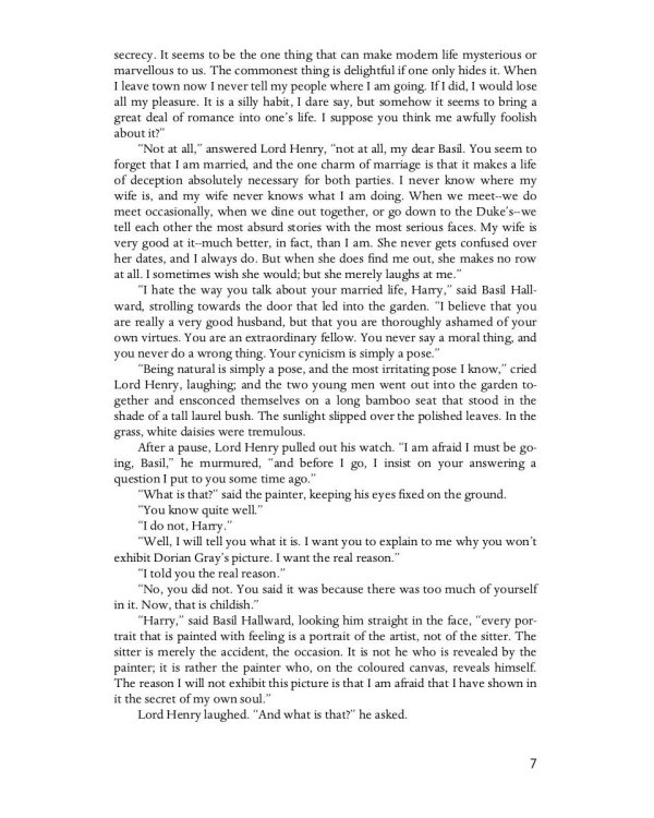 The Picture of Dorian Gray: роман на англ.яз