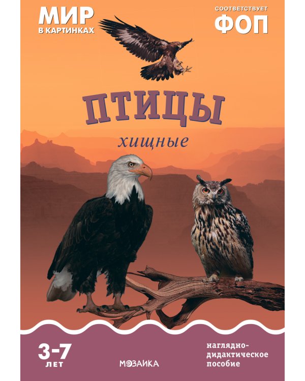 Птицы хищные: Наглядно-дидактическое пособие