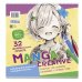 Ты - художник! Manga Creative. Раскраска для маркеров, карандашей и гелевых ручек (персиковая с девочкой)