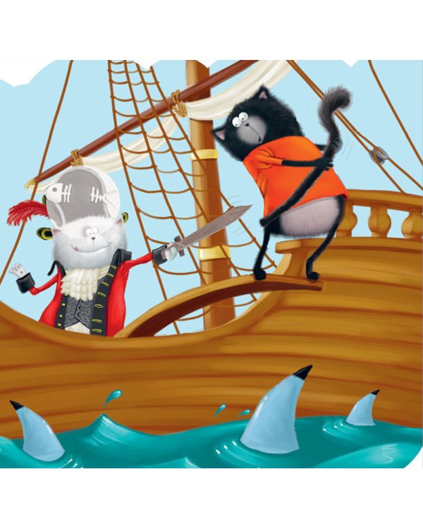 Котенок Шмяк и библиотечная книжка: книжка с наклейками