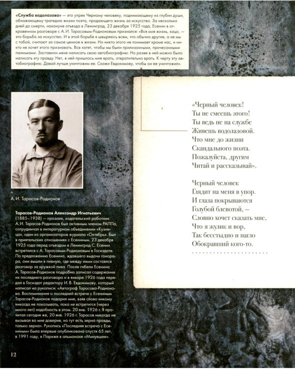 Черный человек: поэма. Подробный иллюстрированный комментарий