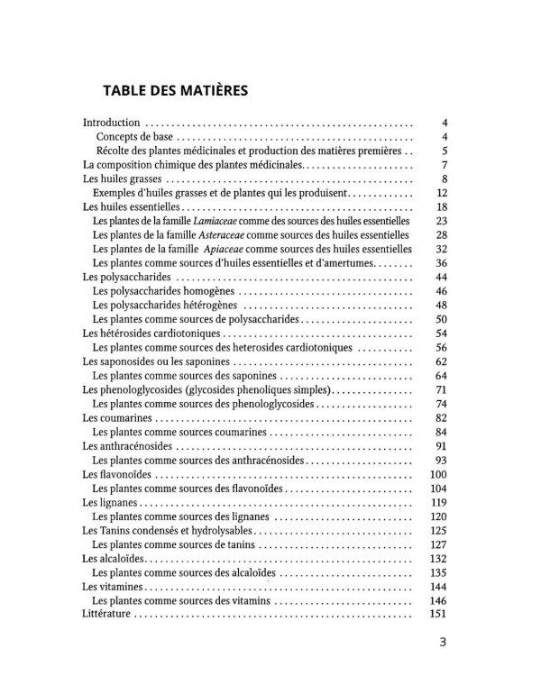 Pharmacognosie. Plantes medicinales
