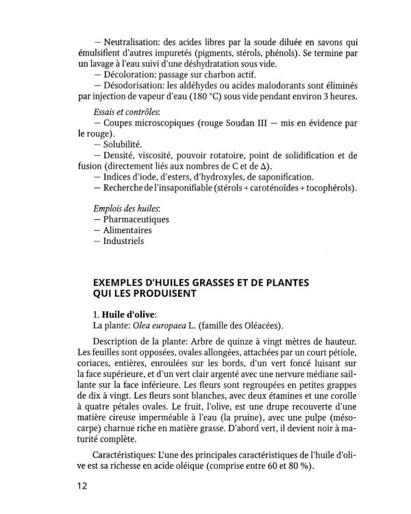 Pharmacognosie. Plantes medicinales