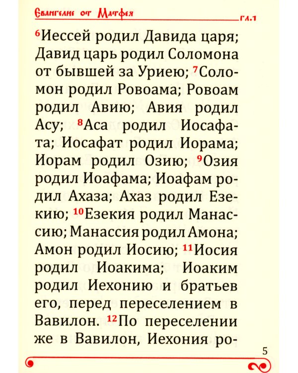 Святое Евангелие (с клапаном на магните, золот.тиснен., кожа)