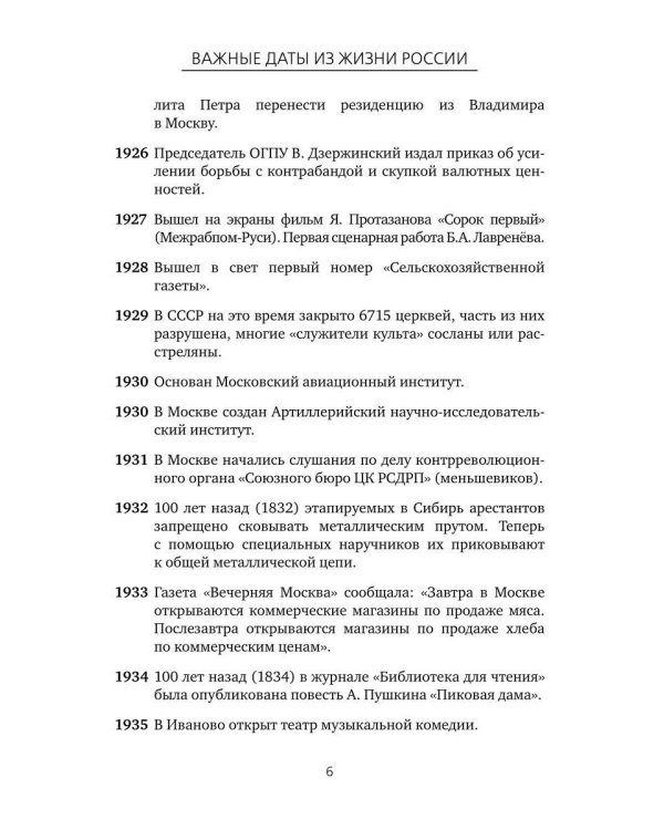 Важные даты из жизни Росии. Март