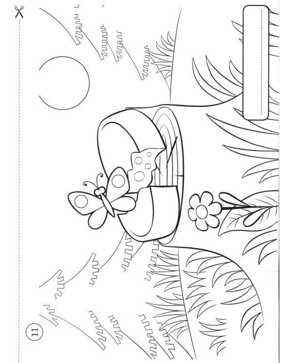 Книжка-РАСКРАСКА "Два жадных медвежонка"