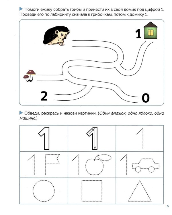 Я считаю до 10. Рабочая тетрадь для детей 4-5 лет. ФОП ДО. ФГОС ДО