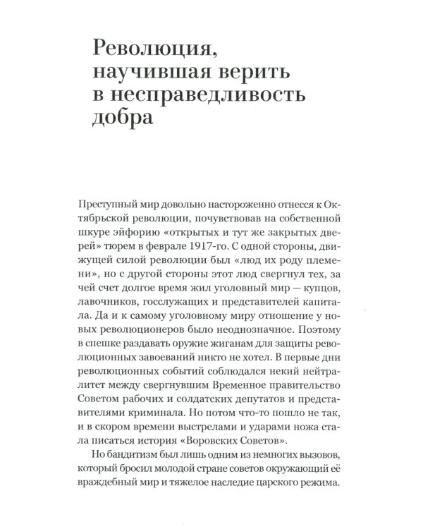 Воры в законе. Порожденные революцией. История советской организационной преступности певой половины ХХ века