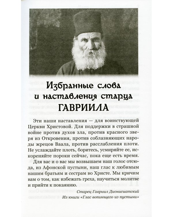 Глас с вершин Афона. Жизнь и наставления архимандрита Гавриила Дионисиатского