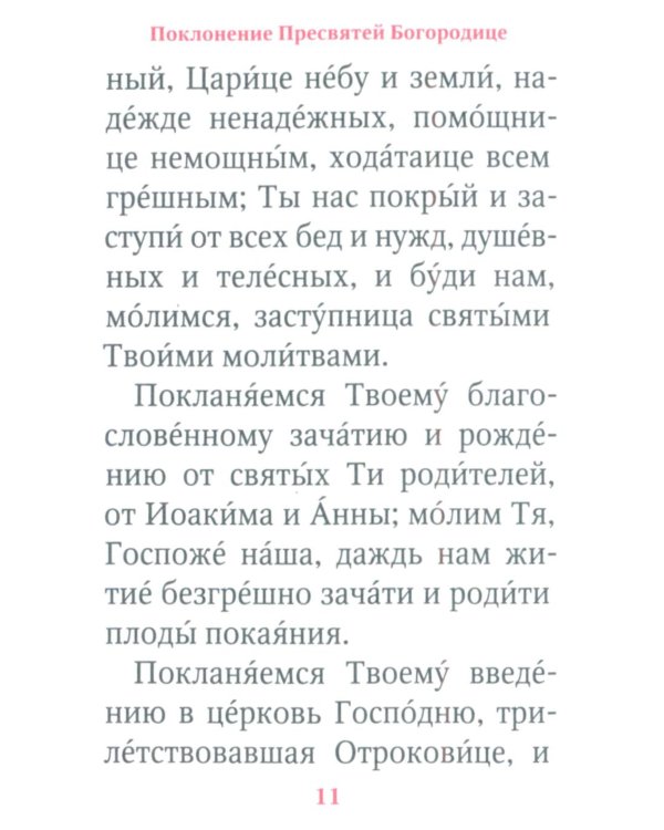 Молитвы и Псалтирь Пресвятой Богородице (карманный формат)