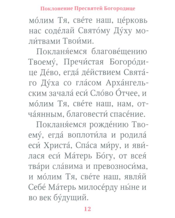Молитвы и Псалтирь Пресвятой Богородице (карманный формат)