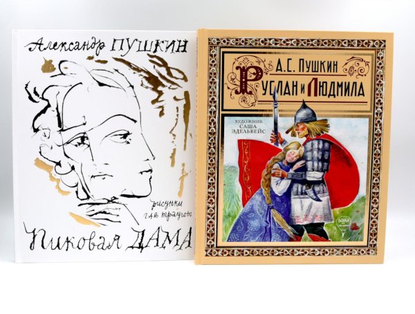 Пушкин А.С. В двух книгах. Арт-бук. (комплект из 2-х книг)