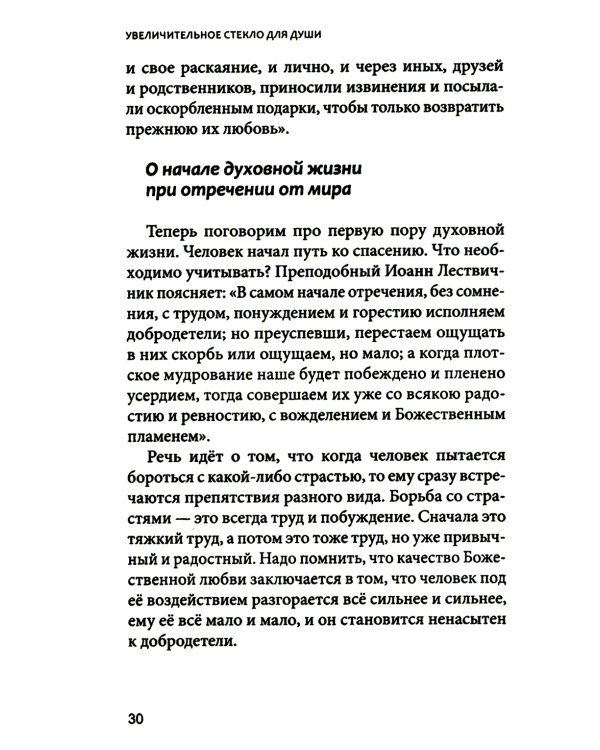 Увеличительное стекло для души книга «Лествица» и ее ступени к вершинам святости