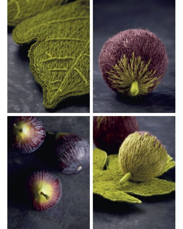 Botanica: 12 авторских дизайнов с цветами и плодами: Объемная вышивка шерстью от Джули Книдл