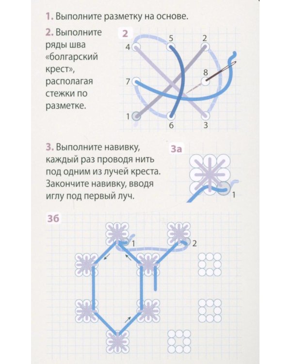 Дополнительное изображение книги «Мастер Вышивания. Орнаменты: швы и стежки (50 карт с пошаговыми инструкциями)»