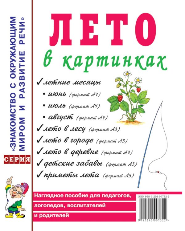 Лето в картинках. Наглядное пособие для педагогов, логопедов, воспитателей и родителей