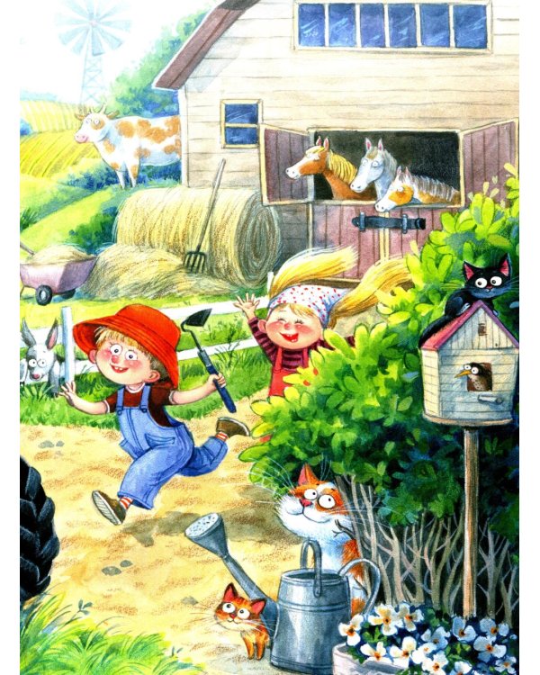 На ферме дедушки Петра