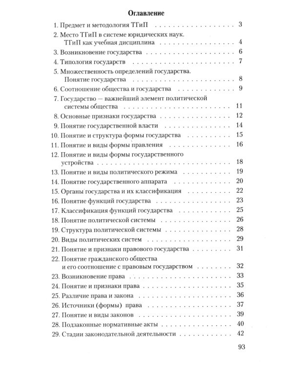Теория государства и права. Конспект лекций: учебное пособие