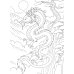 Дух Японии: книжка-раскраска