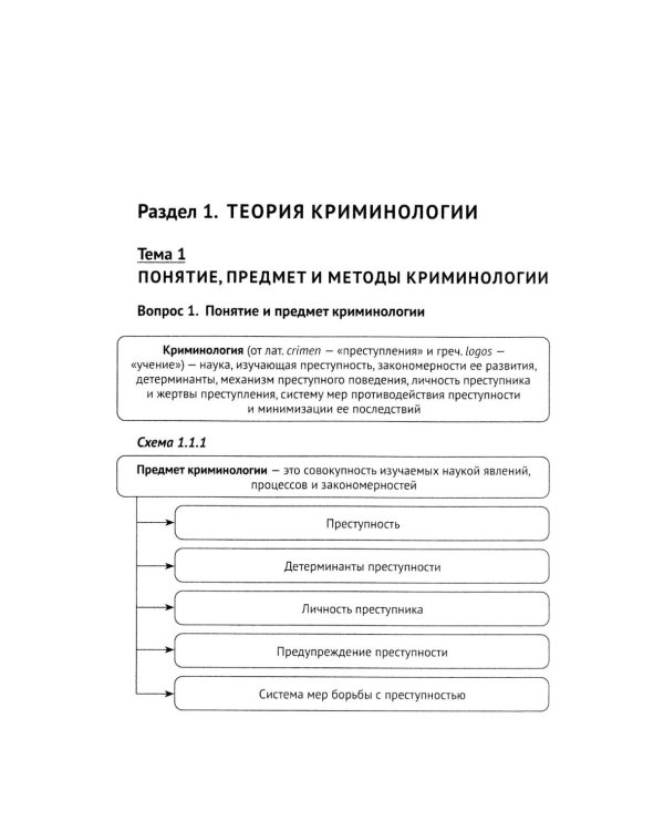 Криминология в схемах: альбом схем