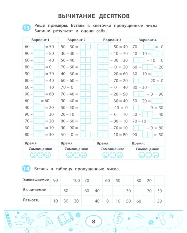 Сложение и вычитание: скоростной тренажер