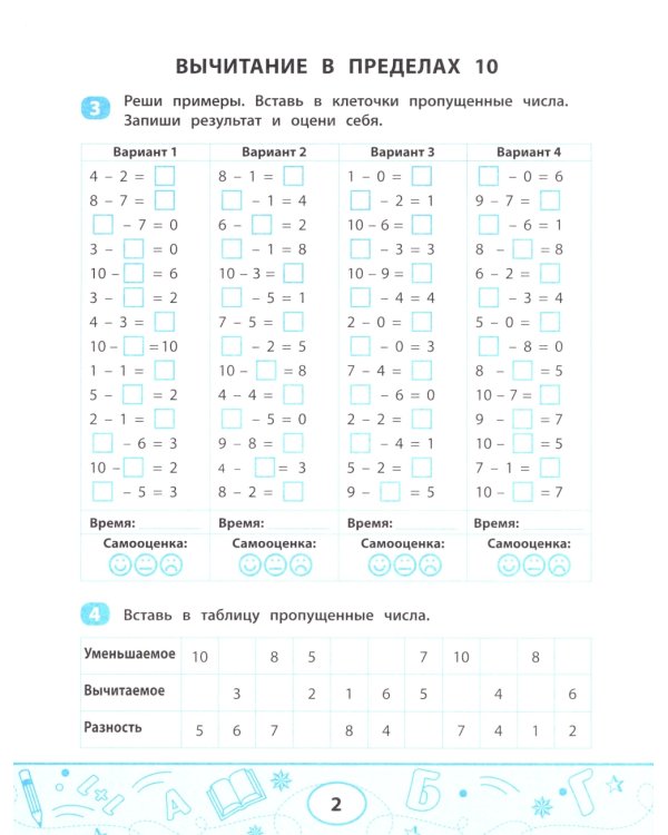 Сложение и вычитание: скоростной тренажер