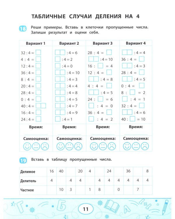 Умножение и деление: скоростной тренажер