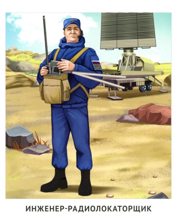 Воздушно-космические силы (12 карточек с текстом на обороте)