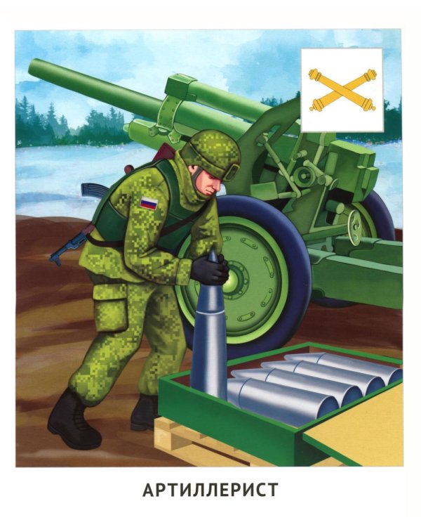 Сухопутные войска (12 карточек с текстом на обороте)