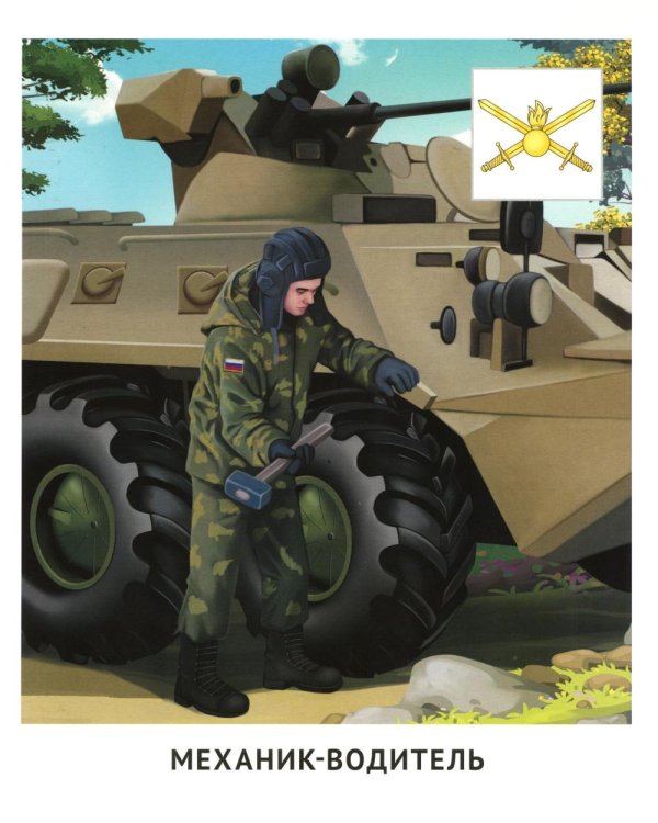 Сухопутные войска (12 карточек с текстом на обороте)