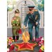 Защитники Отечества (12 картинок с текстом, в папке, А5)