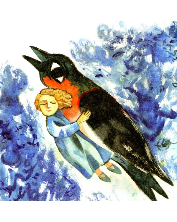 Дюймовочка в стиле Марка Шагала