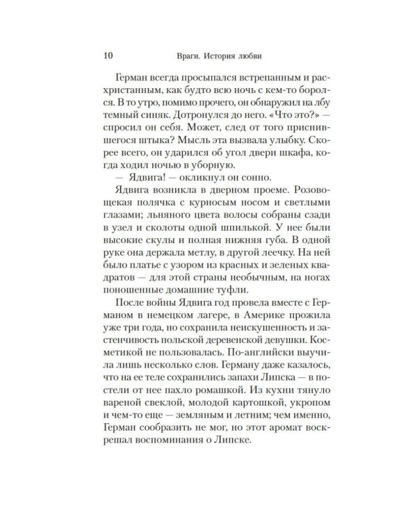 Враги. История любви: роман