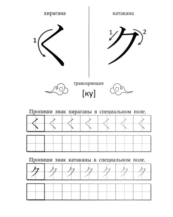 Пиши по-японски: хирагана и катакана
