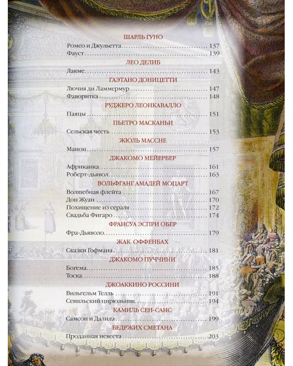 Шедевры мировой оперы