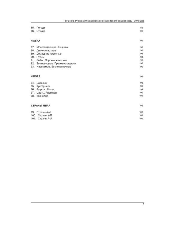 Русско-английский (американский) тематический словарь - 3000 слов