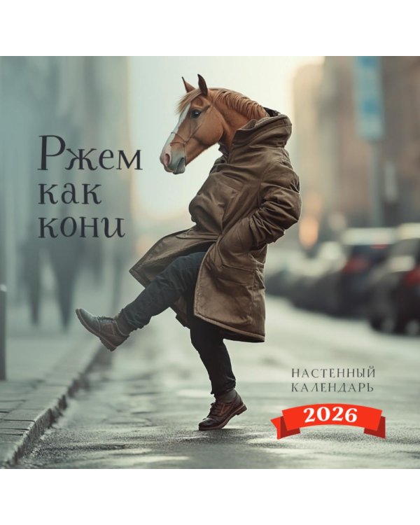 Ржем как кони. Календарь настенный на 2026 год