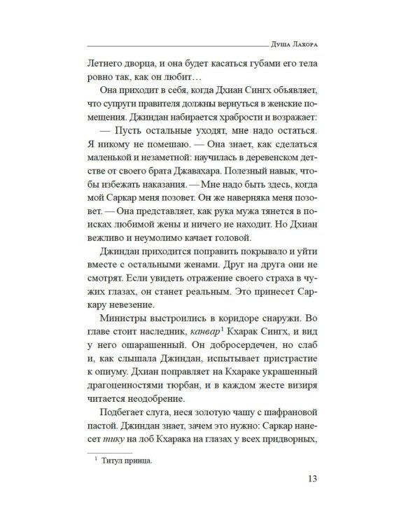 Душа Лахора: роман