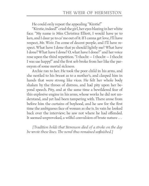 The Weir Hermison = Уир Гермистон: на англ.яз